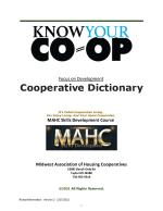 Cooperative Dictionary