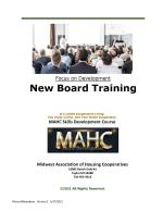 New Board Training
