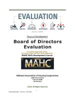 Board of Directors Evaluation